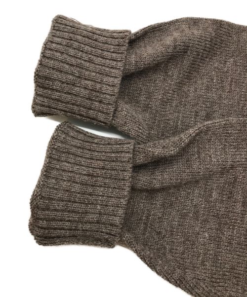 Snow peak（スノーピーク）Snow peak (スノーピーク) ミドルケージクルーネックニット ブラウン サイズ:Mの古着・服飾アイテム