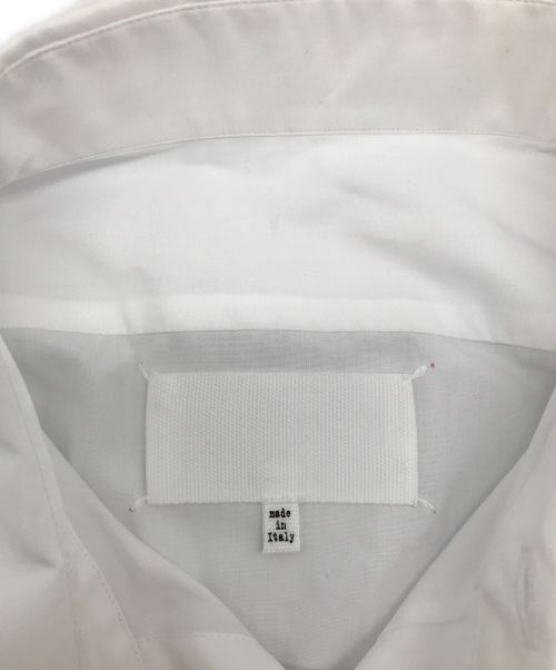 Maison Margiela（メゾンマルジェラ）Maison Margiela (メゾンマルジェラ) ショートスリーブシャツ ホワイト サイズ:39の古着・服飾アイテム