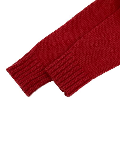 POLO RALPH LAUREN（ポロ・ラルフローレン）POLO RALPH LAUREN (ポロ・ラルフローレン) ショールカラーカーディガン レッド サイズ:XLの古着・服飾アイテム