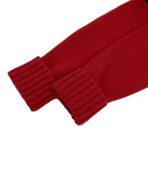 POLO RALPH LAUREN（ポロ・ラルフローレン）POLO RALPH LAUREN (ポロ・ラルフローレン) ショールカラーカーディガン レッド サイズ:XLの古着・服飾アイテム