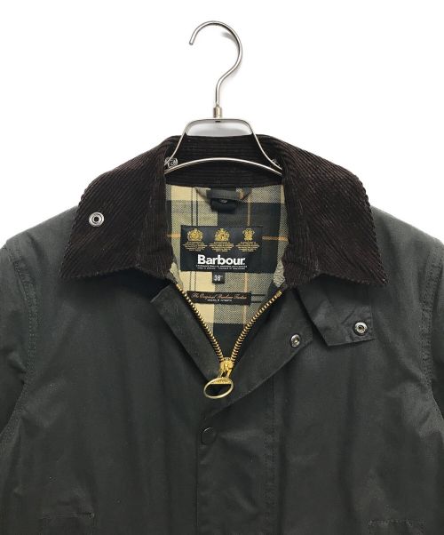 Barbour（バブアー）Barbour (バブアー) ボーダー SL ワックスド コットンコート カーキ サイズ:36の古着・服飾アイテム