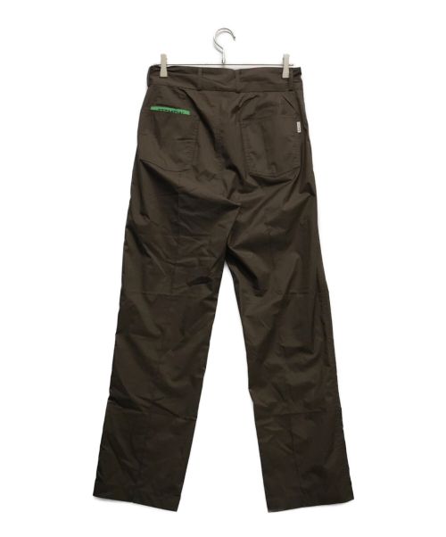 TTT MSW（ティー）TTT MSW (ティー) water proof srtaight pants ブラウン サイズ:Mの古着・服飾アイテム