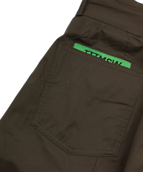 TTT MSW（ティー）TTT MSW (ティー) water proof srtaight pants ブラウン サイズ:Mの古着・服飾アイテム