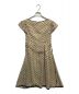 TOCCA (トッカ) CHECKER RIBBON ドレス ベージュ サイズ:2：4000円