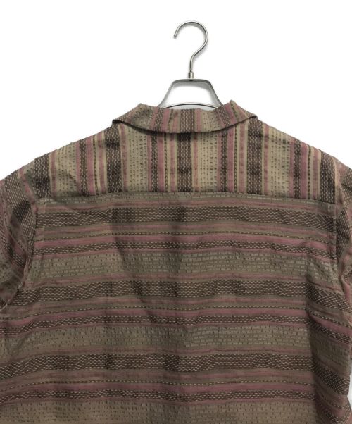 Needles（ニードルズ）Needles (ニードルズ) S/S ONE-UP SHIRT ブラウン サイズ:Lの古着・服飾アイテム