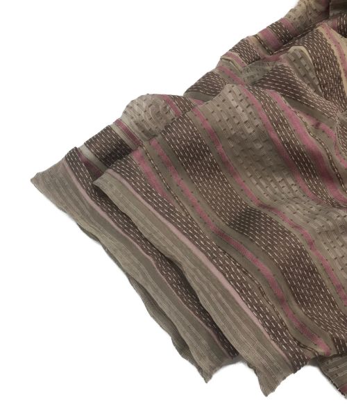 Needles（ニードルズ）Needles (ニードルズ) S/S ONE-UP SHIRT ブラウン サイズ:Lの古着・服飾アイテム