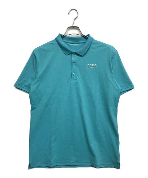 ZERO HALLIBURTON（ゼロ ハリバートン）ZERO HALLIBURTON (ゼロハリバートン) ポロシャツ ブルー サイズ:2Lの古着・服飾アイテム