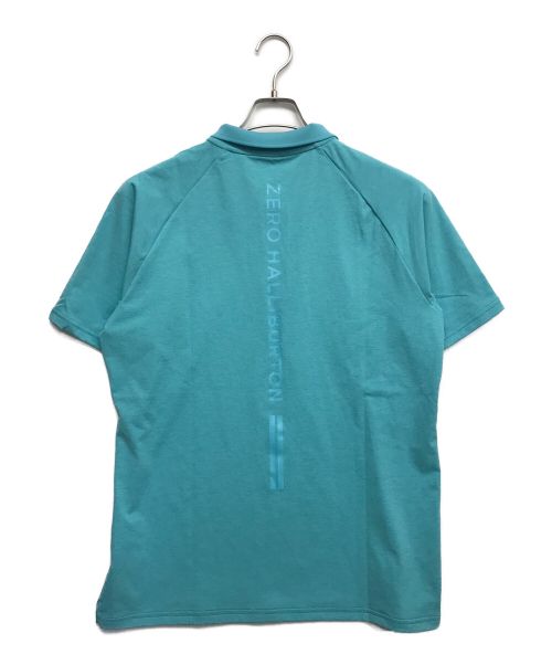 ZERO HALLIBURTON（ゼロ ハリバートン）ZERO HALLIBURTON (ゼロハリバートン) ポロシャツ ブルー サイズ:2Lの古着・服飾アイテム