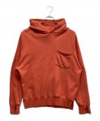 N.HOOLYWOODエヌ ハリウッド）の古着「LINE POCKET HOODIE」｜オレンジ