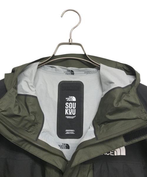 THE NORTH FACE（ザ ノース フェイス）THE NORTH FACE (ザ ノース フェイス) UNDERCOVER (アンダーカバー) ハイクフィッシュテイルシェルパーカー カーキ サイズ:Mの古着・服飾アイテム