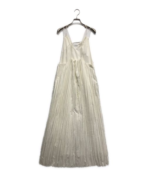 ETRE TOKYO（エトレトウキョウ）ETRE TOKYO (エトレトウキョウ) ワッシャープリーツキャミワンピース アイボリー サイズ:Fの古着・服飾アイテム