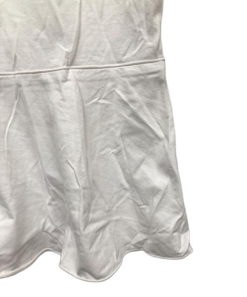 Max Mara Studio（マックスマーラ ストゥディオ）Max Mara Studio (マックスマーラ ストゥディオ) ビジュー付半袖カットソー ホワイト サイズ:L 未使用品の古着・服飾アイテム