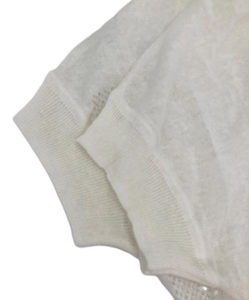 ARTISAN（アルチザン）ARTISAN (アルチザン) スパンコール ボーダーニットプルオーバー ホワイト サイズ:9 未使用品の古着・服飾アイテム