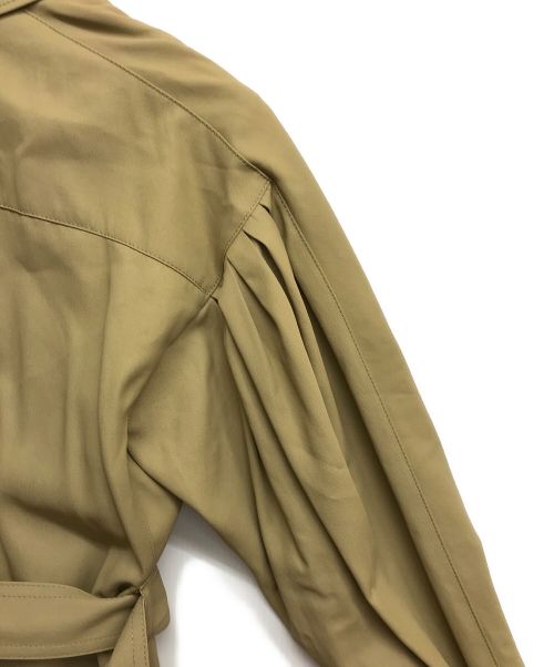 ADORE（アドーア）ADORE (アドーア) コットンツイルロングコート ベージュ サイズ:38の古着・服飾アイテム