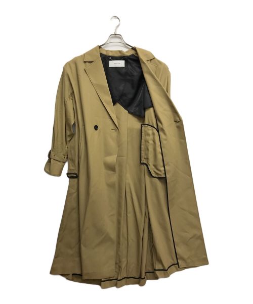 ADORE（アドーア）ADORE (アドーア) コットンツイルロングコート ベージュ サイズ:38の古着・服飾アイテム