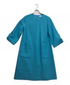 ADOREアドーア）の古着「クリアボンディングワンピース」｜ブルー