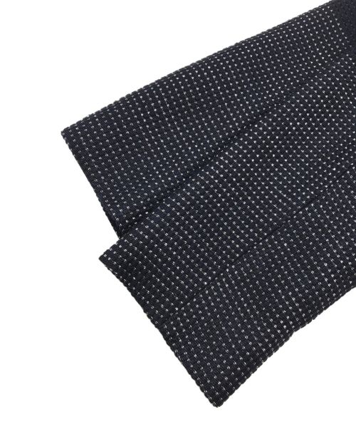 DRAWER（ドゥロワー）DRAWER (ドゥロワー) シルク×ウールブレンドワンピース ネイビー サイズ:36の古着・服飾アイテム