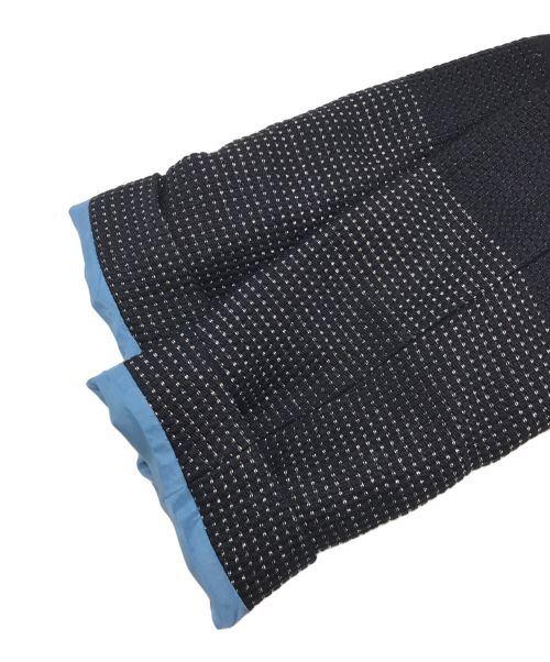 DRAWER（ドゥロワー）DRAWER (ドゥロワー) シルク×ウールブレンドワンピース ネイビー サイズ:36の古着・服飾アイテム