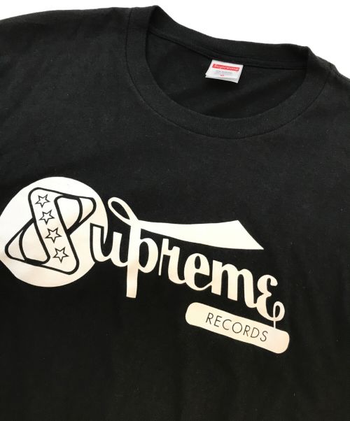 SUPREME（シュプリーム）Supreme (シュプリーム) Records Tee ブラック サイズ:Mの古着・服飾アイテム