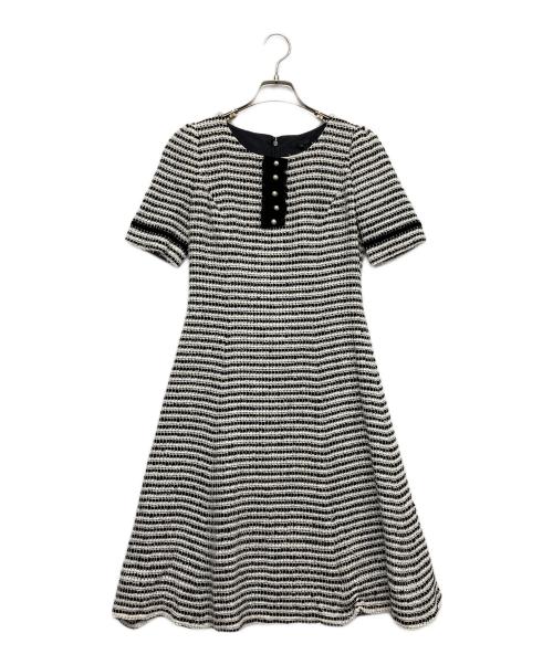 TO BE CHIC（トゥービーシック）TO BE CHIC (トゥービーシック) 半袖ワンピース ブラック サイズ:38の古着・服飾アイテム