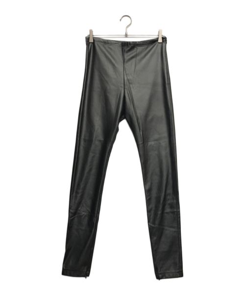 Jean Paul GAULTIER（ジャンポールゴルチェ）Jean Paul GAULTIER (ジャンポールゴルチェ) エコレザーパンツ ブラック サイズ:42の古着・服飾アイテム