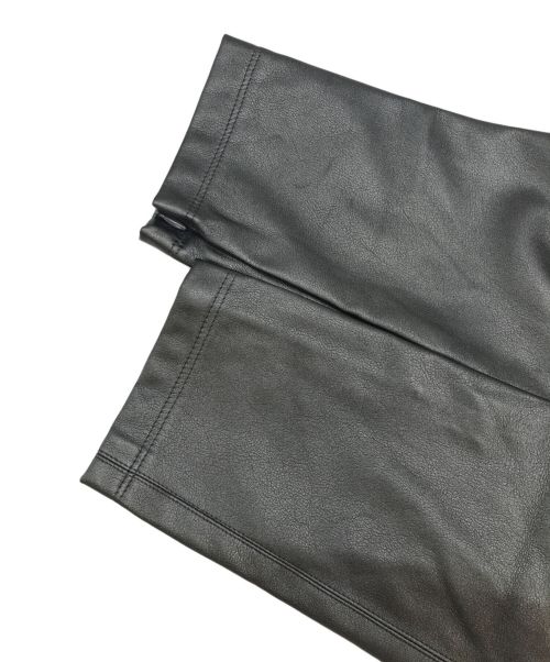 Jean Paul GAULTIER（ジャンポールゴルチェ）Jean Paul GAULTIER (ジャンポールゴルチェ) エコレザーパンツ ブラック サイズ:42の古着・服飾アイテム