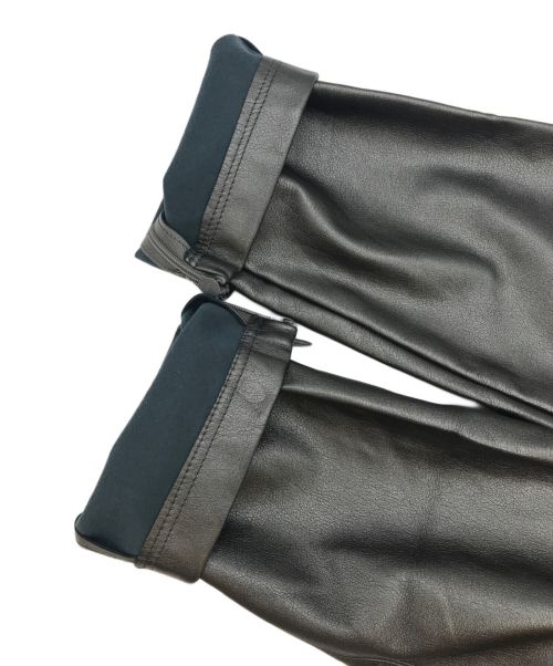 Jean Paul GAULTIER（ジャンポールゴルチェ）Jean Paul GAULTIER (ジャンポールゴルチェ) エコレザーパンツ ブラック サイズ:42の古着・服飾アイテム