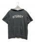 stussy（ステューシー）の古着「半袖パーカー」｜グレー