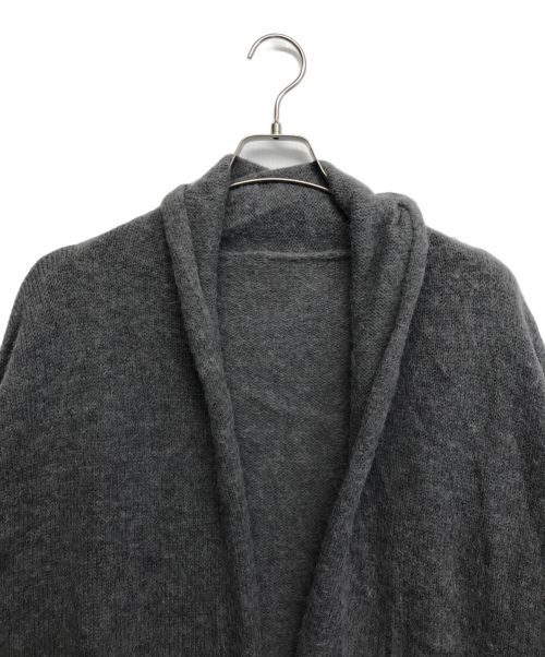 kurashi&trips publishing（クラシアンドトリップス パブリッシング）KURASHI&Trips PUBLISHING (クラシアンドトリップス パブリッシング) アルパカ混のふんわりカーディガン グレー サイズ:記載無の古着・服飾アイテム