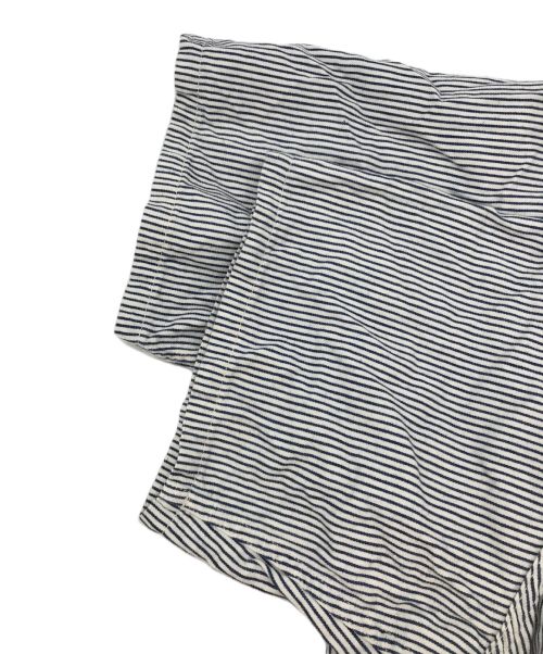 COOTIE PRODUCTIONS（クーティープロダクツ）COOTIE PRODUCTIONS (クーティープロダクツ) ヒッコリー半袖シャツ ホワイト サイズ:XLの古着・服飾アイテム