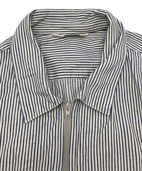 COOTIE PRODUCTIONS（クーティープロダクツ）COOTIE PRODUCTIONS (クーティープロダクツ) ヒッコリー半袖シャツ ホワイト サイズ:XLの古着・服飾アイテム