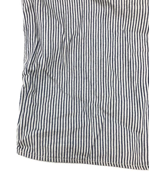 COOTIE PRODUCTIONS（クーティープロダクツ）COOTIE PRODUCTIONS (クーティープロダクツ) ヒッコリー半袖シャツ ホワイト サイズ:XLの古着・服飾アイテム