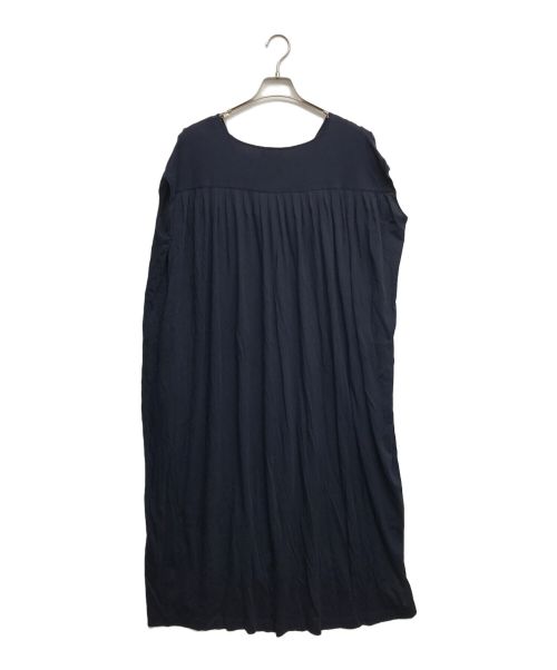 DEMYLEE（デミリー）DEMYLEE (デミリー) タックギャザーワンピース ネイビー サイズ:XSの古着・服飾アイテム