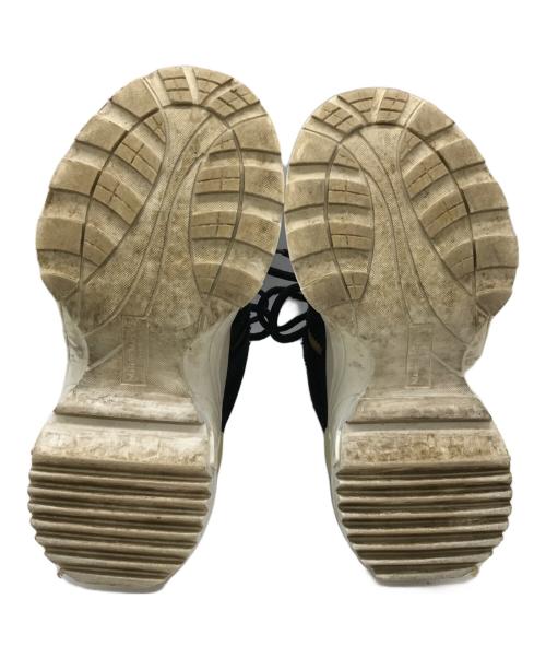 Maison Margiela（メゾンマルジェラ）Maison Margiela (メゾンマルジェラ) ロートップレトロスニーカー ブラック サイズ:35 1/2の古着・服飾アイテム