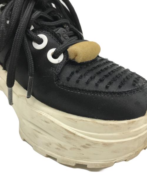 Maison Margiela（メゾンマルジェラ）Maison Margiela (メゾンマルジェラ) ロートップレトロスニーカー ブラック サイズ:35 1/2の古着・服飾アイテム