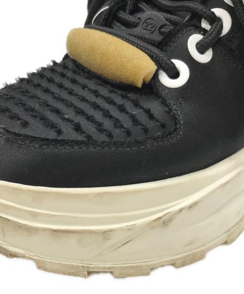 Maison Margiela（メゾンマルジェラ）Maison Margiela (メゾンマルジェラ) ロートップレトロスニーカー ブラック サイズ:35 1/2の古着・服飾アイテム