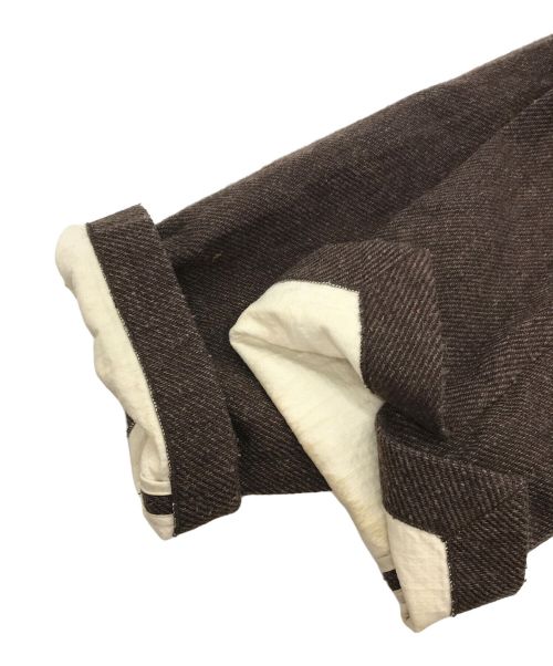 SUNSEA（サンシー）SUNSEA (サンシー) ダブルフェイスウールコート ブラウン サイズ:2の古着・服飾アイテム