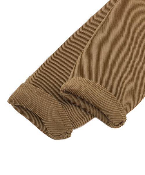 PLEATS PLEASE（プリーツプリーズ）PLEATS PLEASE (プリーツプリーズ) プリーツカーディガン ブラウン サイズ:3の古着・服飾アイテム