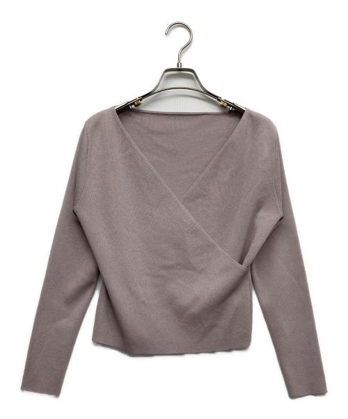 Diagram（ダイアグラム）Diagram (ダイアグラム) カシュクールニット パープル サイズ:36の古着・服飾アイテム