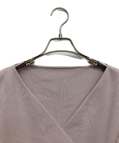 Diagram（ダイアグラム）Diagram (ダイアグラム) カシュクールニット パープル サイズ:36の古着・服飾アイテム