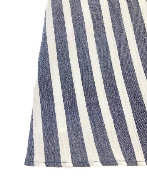 Kate Spade（ケイトスペード）Kate Spade (ケイトスペード) ストライプワンピース ネイビー サイズ:4の古着・服飾アイテム