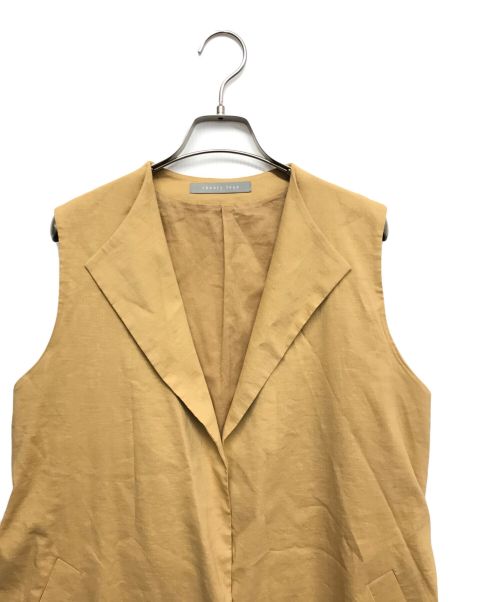 theory luxe（セオリーリュクス）theory luxe (セオリーリュクス) CRUNCHジレベスト イエロー サイズ:38の古着・服飾アイテム