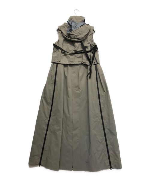 ACRONYM（アクロニウム）ACRONYM (アクロニウム) sacai (サカイ) トレンチドレス ベージュ サイズ:2 未使用品の古着・服飾アイテム