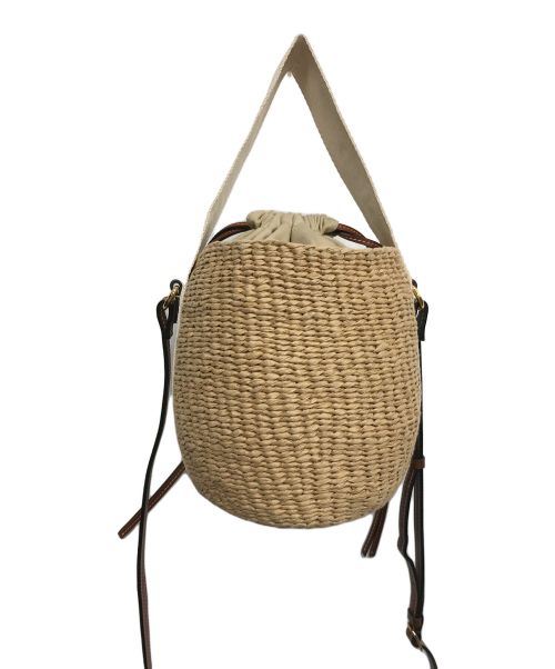 Chloe（クロエ）Chloe (クロエ) woodyスモールバスケット ベージュの古着・服飾アイテム