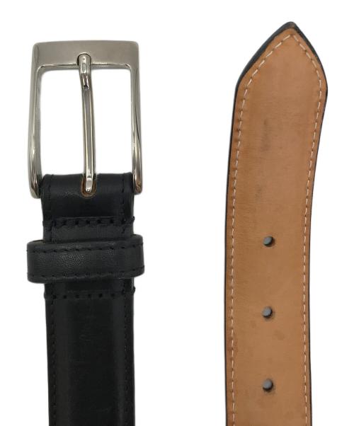 Whitehouse Cox（ホワイトハウスコックス）Whitehouse Cox (ホワイトハウスコックス) DRESS BELT / CALF ブラックの古着・服飾アイテム