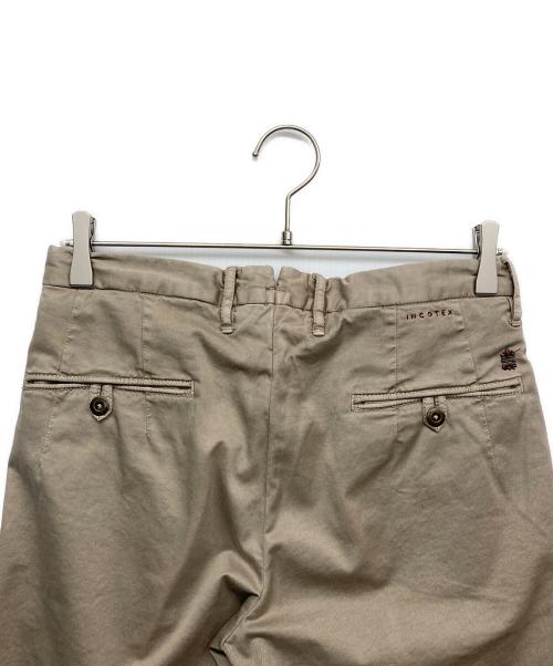INCOTEX（インコテックス）INCOTEX (インコテックス) SLACKS SLIM FITパンツ ブラウン サイズ:30の古着・服飾アイテム