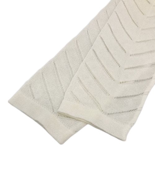 M'S GRACY（エムズグレイシー）M'S GRACY (エムズグレイシー) ロングカーディガン ホワイト サイズ:38の古着・服飾アイテム