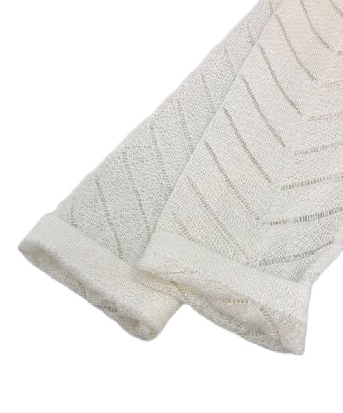 M'S GRACY（エムズグレイシー）M'S GRACY (エムズグレイシー) ロングカーディガン ホワイト サイズ:38の古着・服飾アイテム