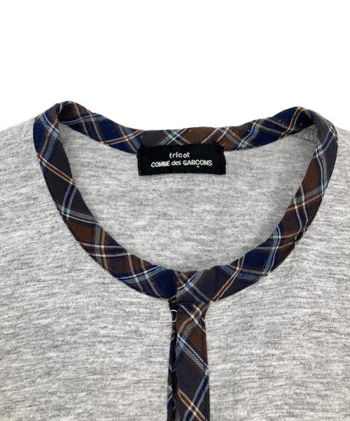 tricot COMME des GARCONS（トリココムデギャルソン）tricot COMME des GARCONS (トリココムデギャルソン) 半袖カットソー グレー サイズ:記載無の古着・服飾アイテム