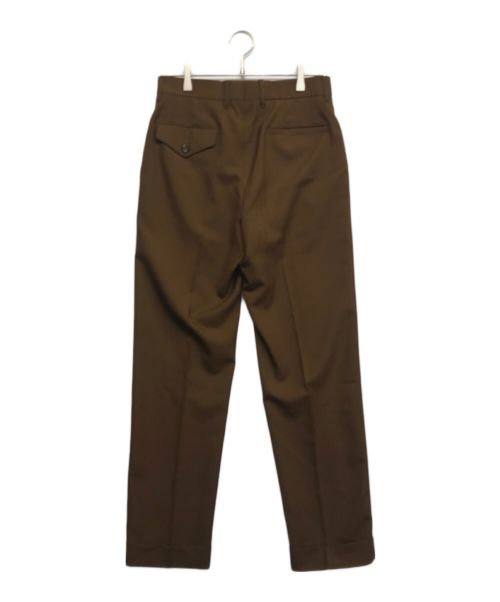 MARNI（マルニ）MARNI (マルニ) トロピカルウール センタープレス テーパードパンツ ブラウン サイズ:44の古着・服飾アイテム